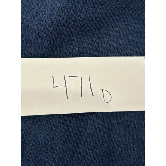 Come Together Print Navy Blue Short Sleeve Crew Neck Graphic Tee SZ Small - Picture 7 of 7